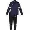 PUMA vīriešu Team Rise pilnās rāvējslēdzēja treniņjaka, Peacoat/Puma Black, L izmērs