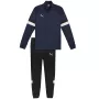 PUMA vīriešu Team Rise pilnās rāvējslēdzēja treniņjaka, Peacoat/Puma Black, L izmērs
