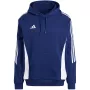 adidas Tiro 24 Sweat Hooded Blue IR7546 vīriešu futbola kapuce