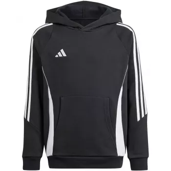 adidas Tiro 24 kapuces sporta krekls melns IJ5611 bērniem 116. izmērs