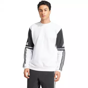 adidas Squadra 25 Sweat Crew vīriešu sporta krekls Balts/Melns S izmērs