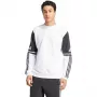 adidas Squadra 25 Sweat Crew vīriešu sporta krekls Balts/Melns S izmērs