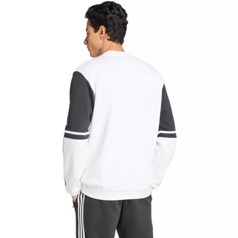 adidas Squadra 25 Sweat Crew vīriešu sporta krekls Balts/Melns S izmērs