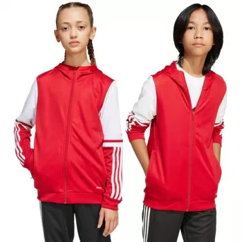 adidas Squadra 25 kapuce bērniem sarkanā/baltā krāsā 152cm