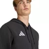 adidas Entrada 26 vīriešu pilnās rāvējslēdzēja kapuce ar kapuci, melna, M izmērs