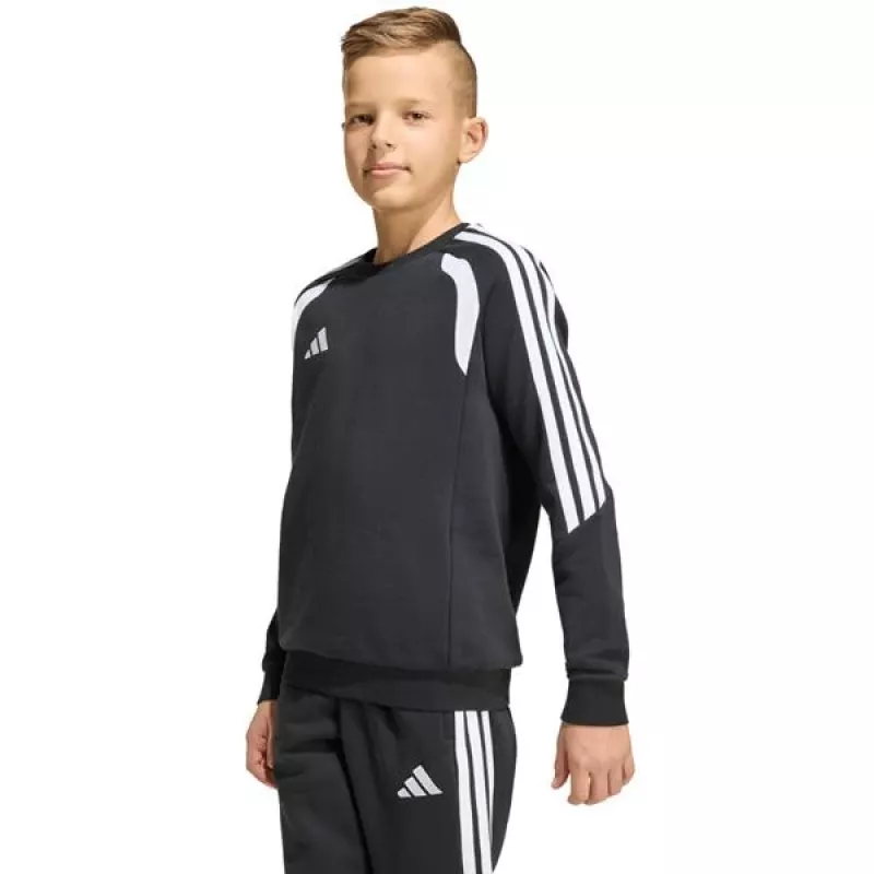 adidas Tiro 26 League Sweat Crew bērnu sporta svīteris melns 140cm