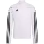 adidas Tiro 23 League treniņkrekls White/Black IB8477 jauniešiem 128cm