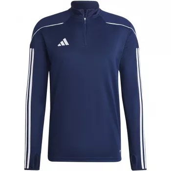 adidas Tiro 23 League treniņu tops Navy Blue vīriešu slim fit ar ceturtdaļas rāvējslēdzēju un garām piedurknēm HS7229 M