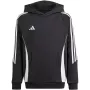 adidas Tiro 24 kapuces sporta krekls Black IJ5611 140cm