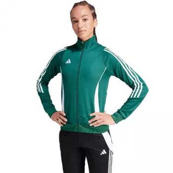 adidas Tiro 24 sieviešu treniņu puszip džemperis - Team Green - 2XL