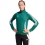 adidas Tiro 24 sieviešu treniņu puszip džemperis - Team Green - 2XL
