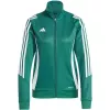 adidas Tiro 24 sieviešu treniņu puszip džemperis - Team Green - 2XL