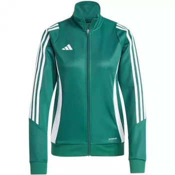 adidas Tiro 24 sieviešu treniņu puszip džemperis - Team Green - 2XL