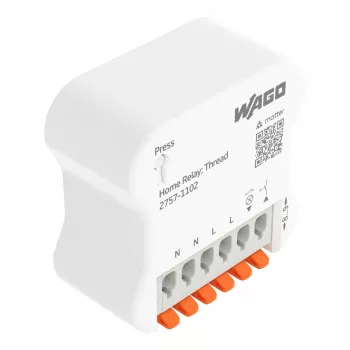 WAGO 2757-1102 mājas relejs, 1DI/1DO, 16 A, balts