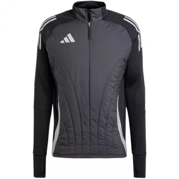 adidas Tiro 24 Competition Winterized treniņkrekls vīriešiem Shadow Grey/Black, izmērs S