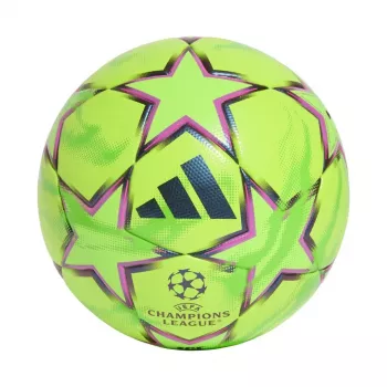 adidas UCL Winter 26/27 League Stage futbola bumba 5. izmērs, zaļa/melna/rozā