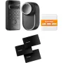 SwitchBot Lock Ultra Vision Combo viedās slēdzenes komplekts ar Keypad Vision un Hub, melns