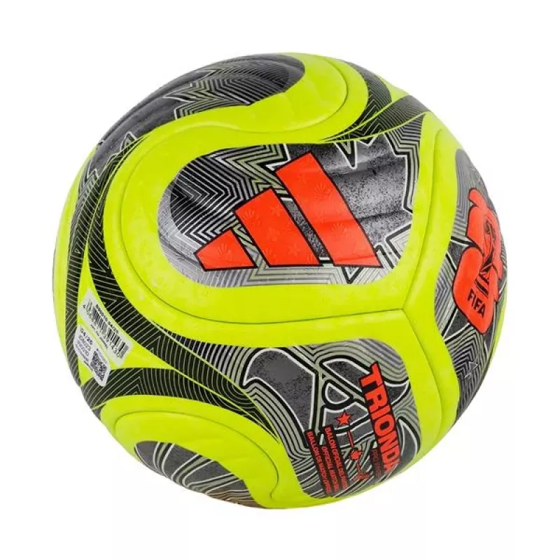 adidas World Cup 26 Trionda Pro Winter futbola bumba 5. izmērs, zaļa/melna/sudraba JD8023