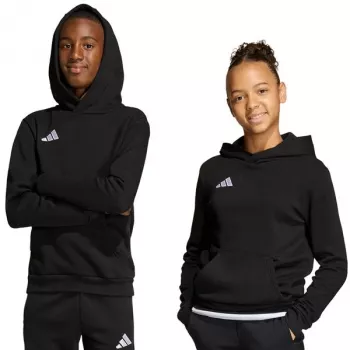 adidas Entrada 26 Hoody bērnu kapuce ar kapuci melna 140 cm