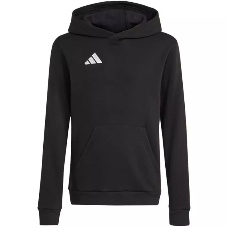 adidas Entrada 26 Hoody bērnu kapuce ar kapuci melna 140 cm