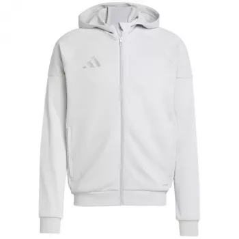 adidas Tiro 25 Pilna rāvējslēdzēja kapuce vīriešiem, pelēka, XL