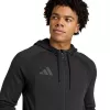 adidas Tiro 26 Travel Sweat Hoodie vīriešiem, melns, 2XL