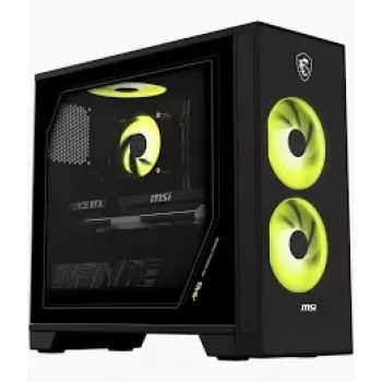 MSI Infinite S AI 2NVM5-006AT galddators, Intel Core Ultra 5 225F, 16GB DDR5, 1TB SSD, GeForce RTX 5060 Ti, Windows 11 Home, melns