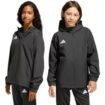 adidas Entrada 26 All Weather bērnu jaka melna JZ9104 128cm