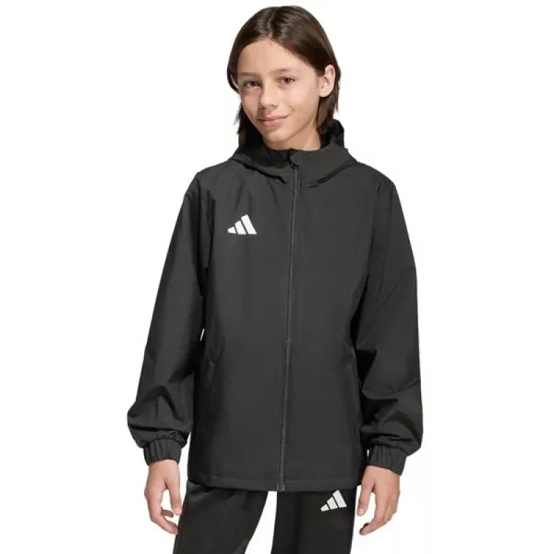 adidas Entrada 26 All Weather bērnu jaka melna JZ9104 128cm