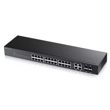 ZyXEL GS1920-24 24 portu Gigabit viedais pārvaldāmais slēdzis ar 4 SFP, NebulaFlex mākoņa pārvaldību