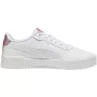 PUMA Carina 2.0 GirlPower sieviešu kedas - balta/melna/rozā - EU 37