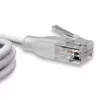 WANTEC eGlow UTP CAT6a patch vads, 0,5m, balts