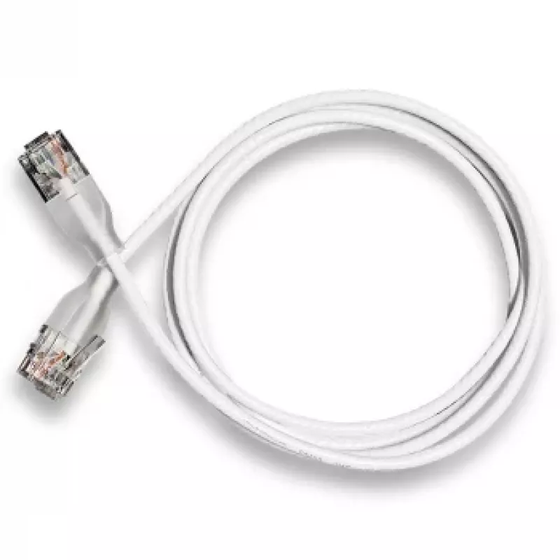 WANTEC eGlow UTP CAT6a patch vads, 0,5m, balts