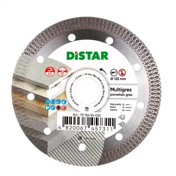 DISTAR MULTIGRES dimanta disks 125 x 1,4 x 10 x 22,23 mm