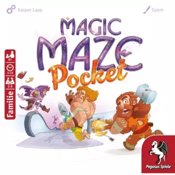 PEGASUS Magic Maze Pocket kooperatīvā reāllaika labirinta spēle, 1-4 spēlētājiem, 8+ gadiem, 15 minūtes