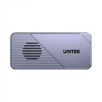 UNITEK USB4 M.2 NVMe SSD korpuss ar aktīvo dzesēšanu, 80Gbps, bez instrumentiem, alumīnija, USB-C