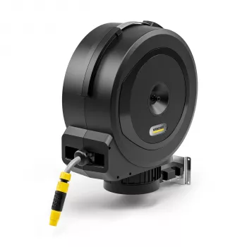 Kärcher Hose Box HBX 5.30 automātiskā sienas dārza šļūtenes spole, 30 m, 1/2 collas, dzeltena/melna