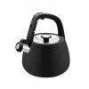 MEO Maestro Tējkanna Plīts 2,5L Matēti Melna Nerūsējošā Tērauda ar Svilpi MR-1318-BLACK