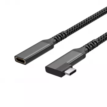ShiverPeaks USB-C pagarinātājs USB-C/C 3.2 PD 90° - kabelis - digitālais/datu