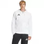 adidas Entrada 26 pilna rāvējslēdzēja kapuce vīriešiem, balta, L izmērs