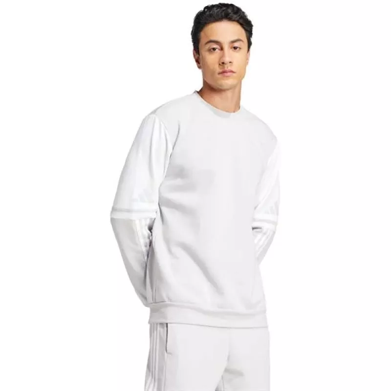 adidas Squadra 25 Sweat Crew vīriešu sporta džemperis, pelēks, S izmērs