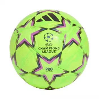 adidas UCL Pro Winter 26/27 League Stage futbola bumba 5. izmērs, zaļa/melna/rozā KE9769