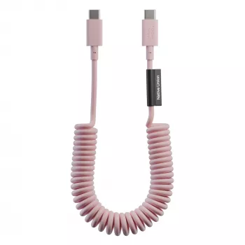 Native Union Pop Cable USB-C uz USB-C 1.2m 60W pīts kabelis - Candy