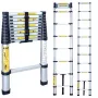 Teleskopiskās kāpnes BL-T380 380 cm, 13 pakāpieni, alumīnijs, EN131, 150 kg