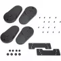 SilverStone RAC-CF4-440 4 kanālu ventilatora regulators, 5,25 collu nodalījumam, 30W uz kanālu, melns