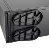 SilverStone RAC-CF4-440 4 kanālu ventilatora regulators, 5,25 collu nodalījumam, 30W uz kanālu, melns