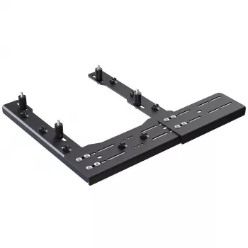 VIRPIL Controls Krēsla stiprinājuma pagarinājuma plāksne, 140mm - Melna