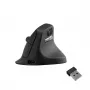 Keychron M5-A29 Vertical PixArt 3311 1K Melns ergonomiska bezvadu spēļu pele