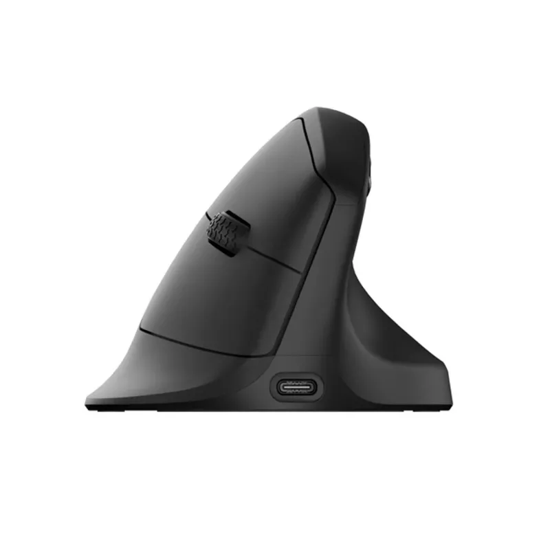 Keychron M5-A29 Vertical PixArt 3311 1K Melns ergonomiska bezvadu spēļu pele