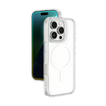 AMAZINGTHING Titan Pro Mag Maciņš ar Magnētisko Gredzenu iPhone 16 Pro - Caurspīdīgs